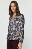 Anna Ruffled Collar Current Air Blouse