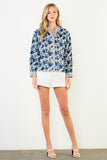Jayce Long Sleeve Print THML Top