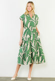 THML Jenna Short Sleeve Pattern Print Dress