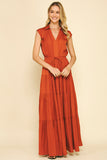 Azura Sleeveless Tiered Maxi PINCH Dress