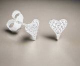 Shirley Dainty Heart Stud Earrings