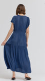 Ezrie Grade and Gather Blue Corn Midi Dress