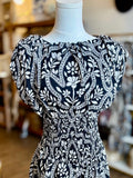 THML Mirabel Pattern Maxi Dress With Slit