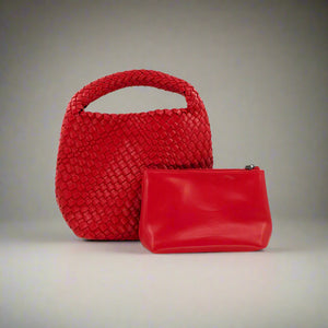 Sammy Red Small Tote BC Bag with Strap