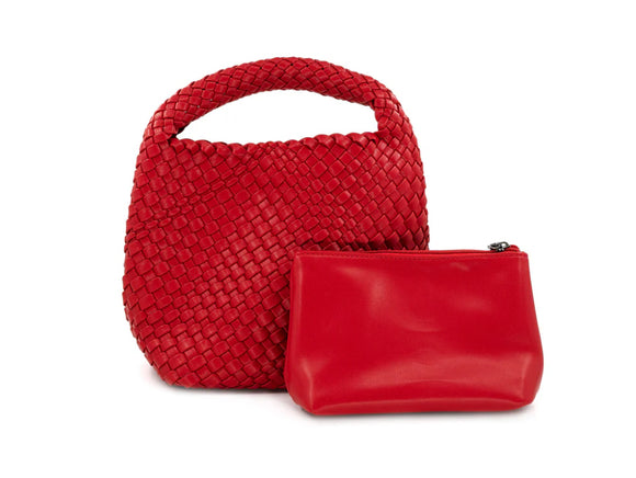Sammy Red Small Tote BC Bag with Strap