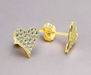 Shirley Heart Stud Earrings