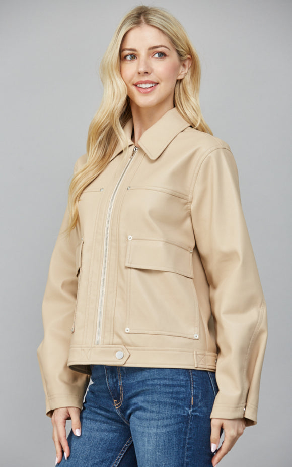 Anna Faux Leather FATE Jacket
