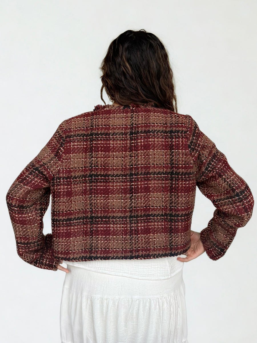 THML Madeleine Tweed Glitter Cropped Jacket SALE – Fig Tree Jewelry ...