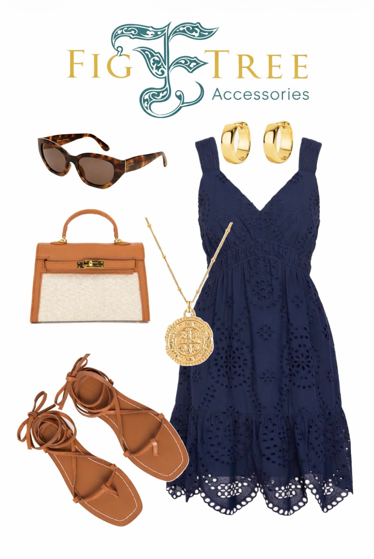 blue dress and accessories Nicole Scalloped Hem Eyelet Skies are M Size:Petite-14 Short Sleeve is double lined Bridesmaid Dress Asos Ice