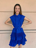 Alicia Blue Current Air Mini Dress