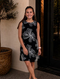 THML Marnie Sleeveless Floral Embroidery Detail Dress