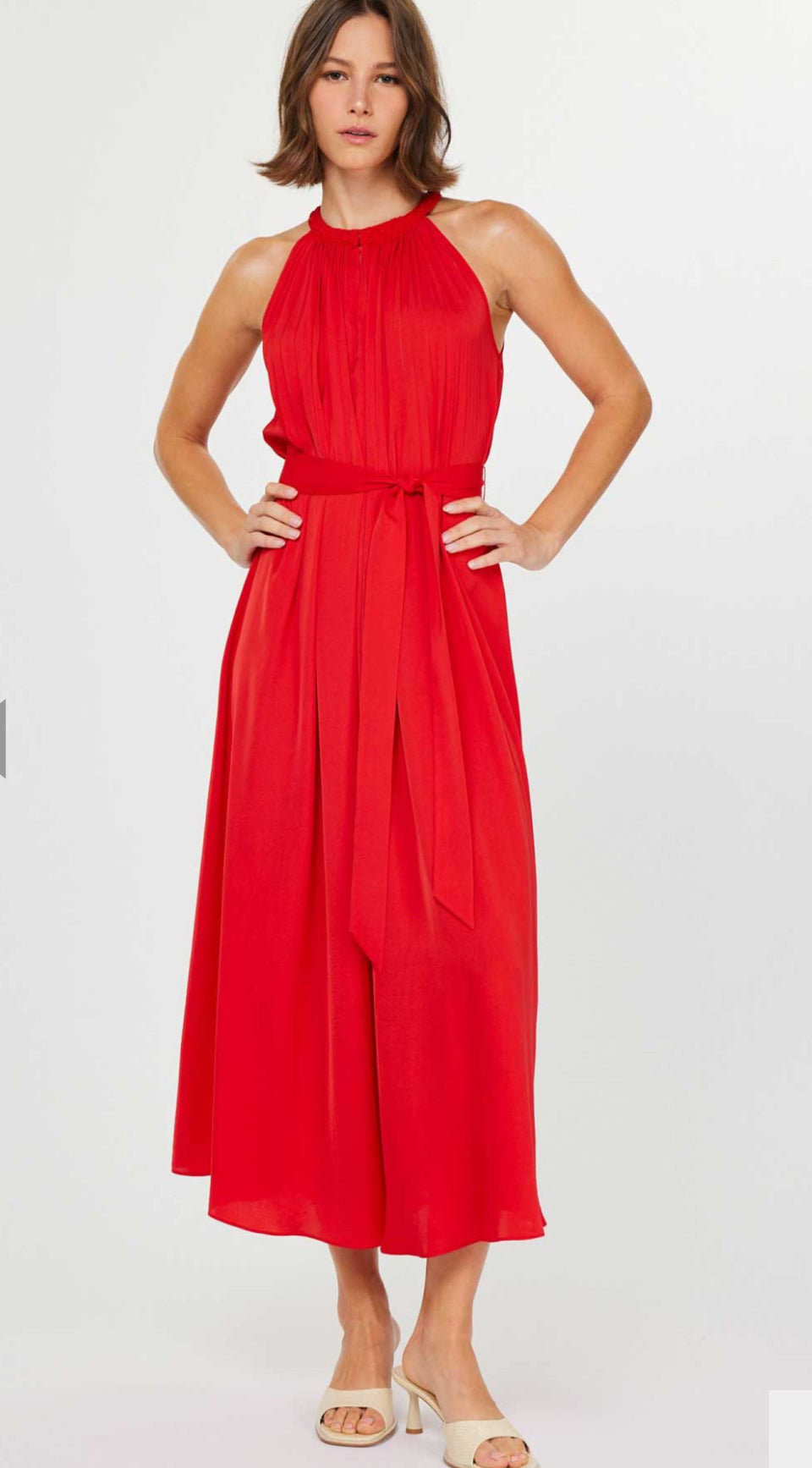 Clara Red Long Halter Current Air Dress- SALE Fig Tree Jewelry & Accessories Clara Red Long Halter Current Air Dress- SALE Fig Tree Jewelry & Accessories