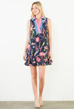 THML Ivana Sleeveless Floral Pattern Dress