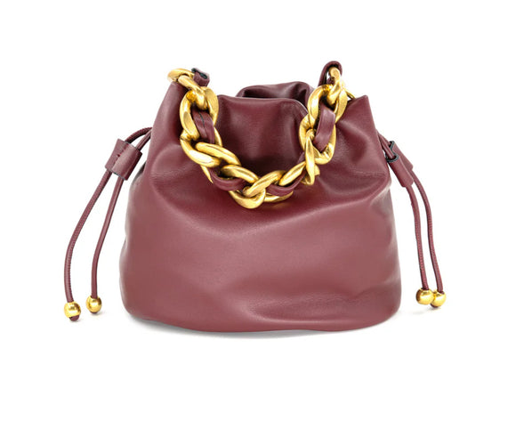 Lucy Burgundy Chain Small BC Bag