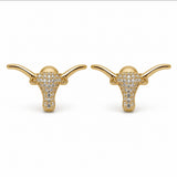 Kathryn Large Longhorn Earrings