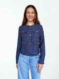 Vivianne Tweed Cropped THML Jacket
