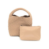 Sammy Beige Small Tote BC Bag with Strap