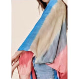 Alita Beach Rainbow Tie Dye Kimono-SALE