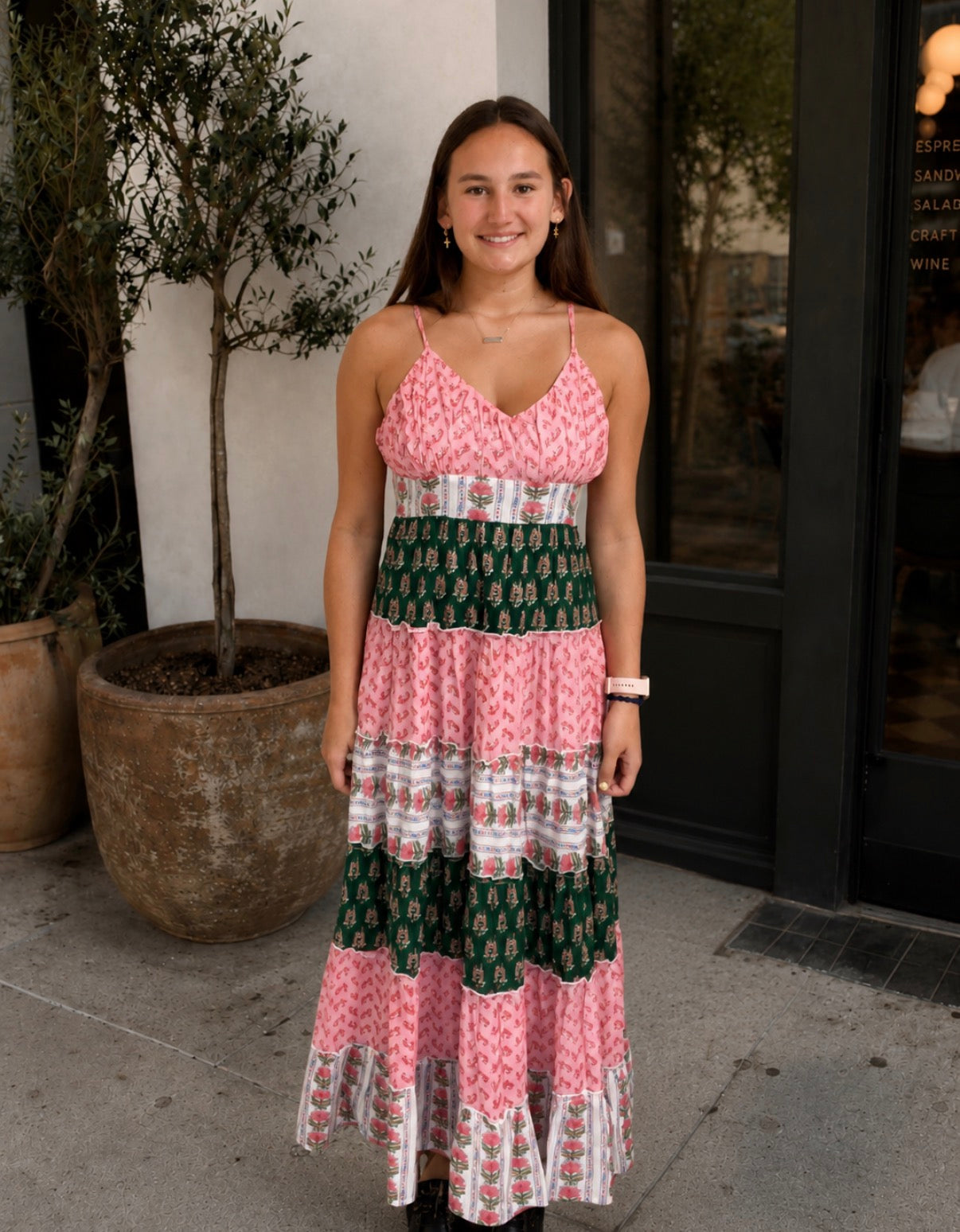 cream drop waist dress Cream Cotton Blend Drop Waist Maxi Dress  Mint Velvet