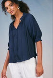 Alyssa Pleated Current Air Blouse