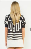 Annie Short Sleeve Print THML Top