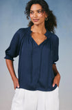 Alyssa Pleated Current Air Blouse