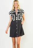 Parker Short Sleeve Print THML Dress