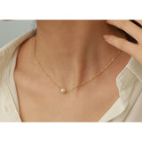 Addie Single Pearl Necklace