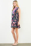 THML Ivana Sleeveless Floral Pattern Dress