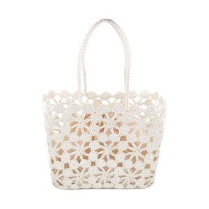 Liz White Mediterranean Crochet Tote BC Bag