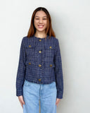 Vivianne Tweed Cropped THML Jacket