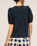 Ingrid Navy Current Air Blouse