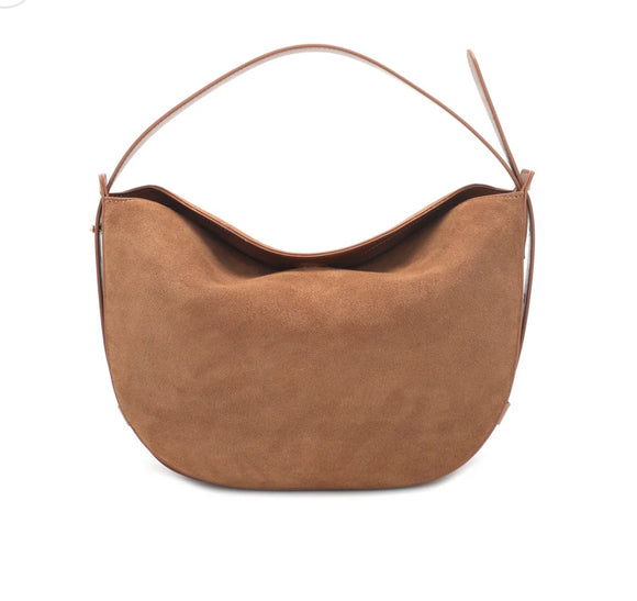 Sofia Tan Suede Tote BC Bag