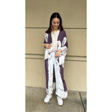 Alita Beach Purple Tie Dye Kimono-SALE