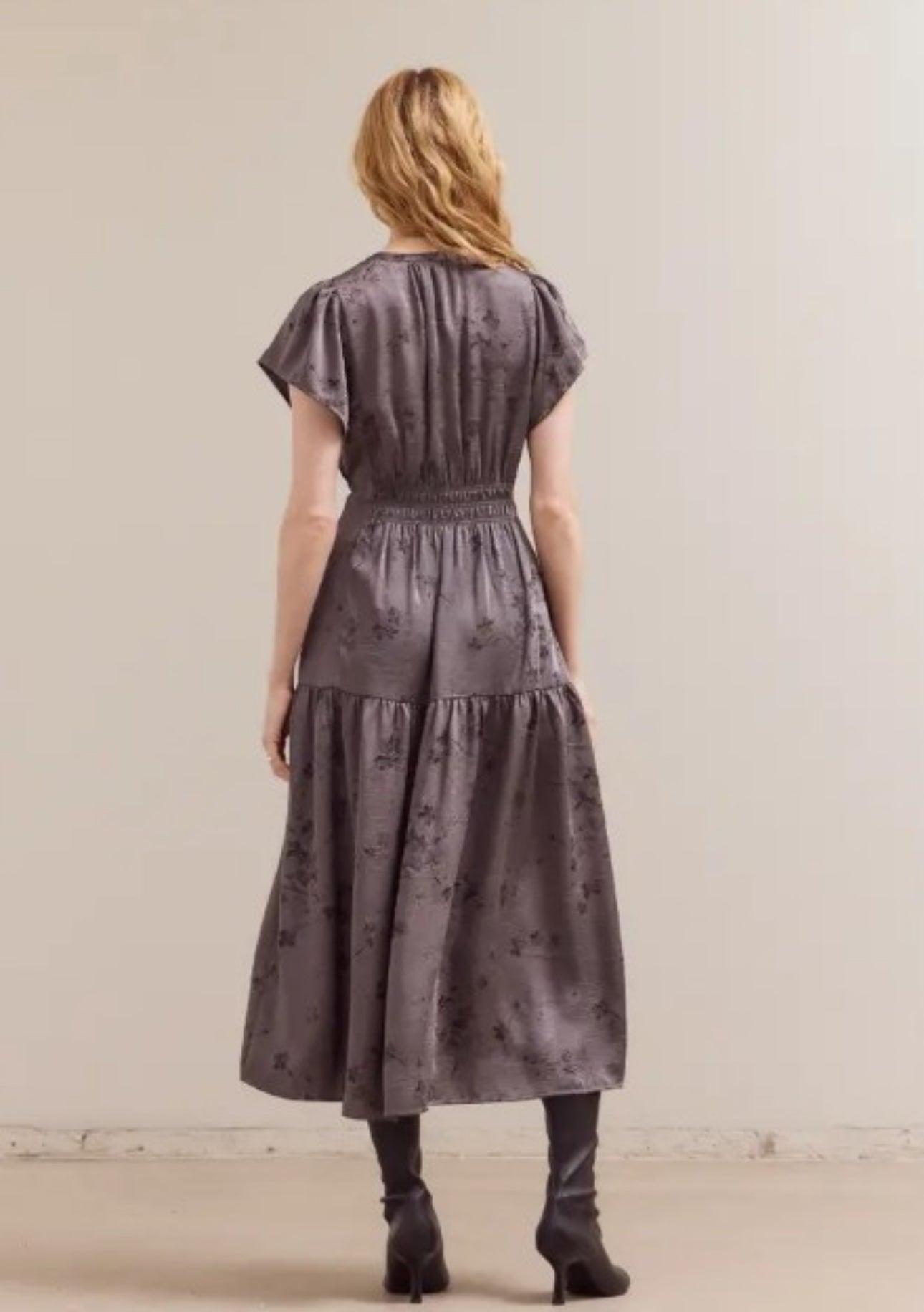 jessie satin midi dress Jessie Midi Dress Black