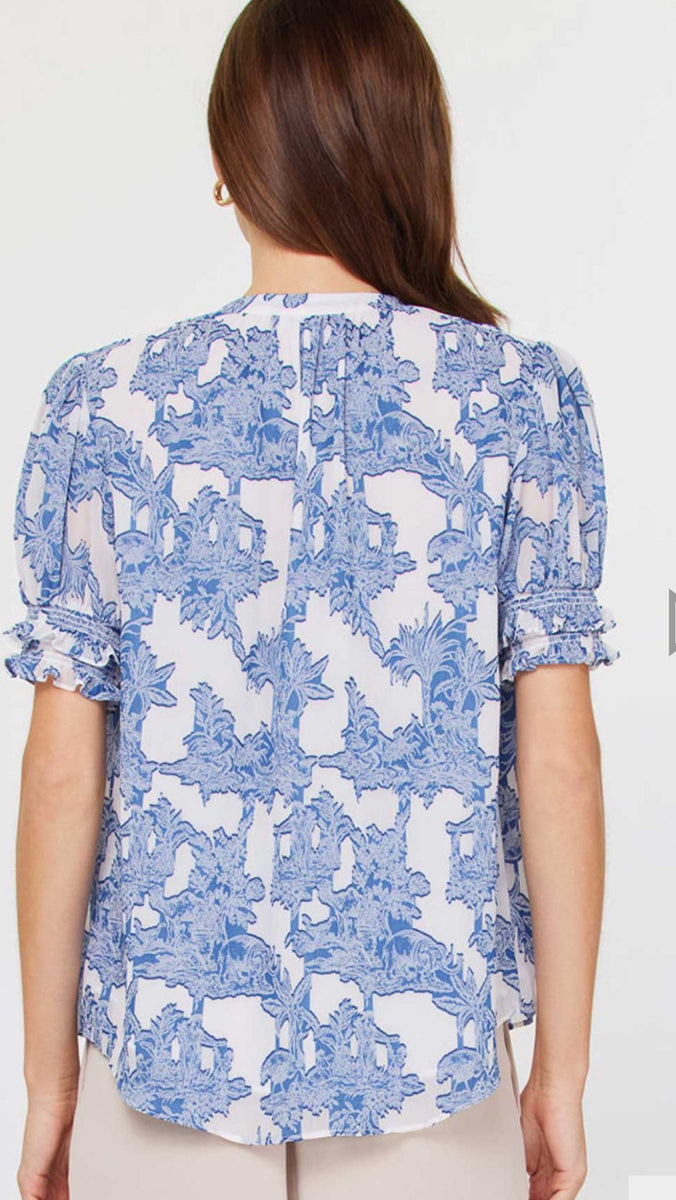 Lila Ruffle Sleeve Current Air Top – Fig Tree Jewelry & Accessories