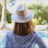 Stacie Panama Wide Brim Fedora Hat