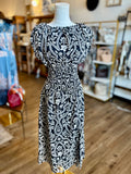 THML Mirabel Pattern Maxi Dress With Slit