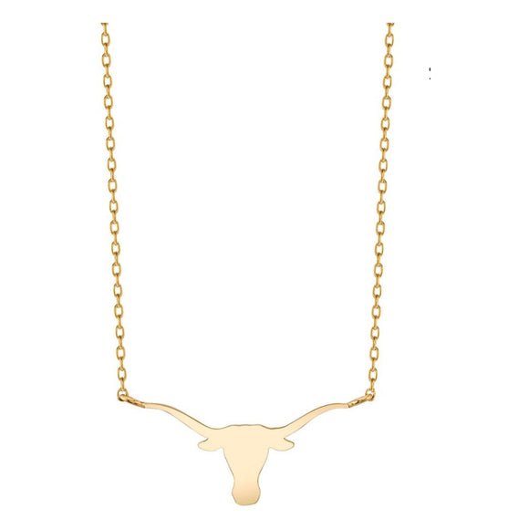 Margo Gold Longhorn Necklace