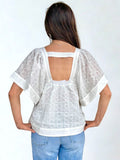 Matilda Eyelet Lace Blouse FATE Top