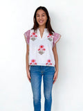 THML Briana Flutter Sleeve Top
