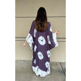 Alita Beach Purple Tie Dye Kimono-SALE