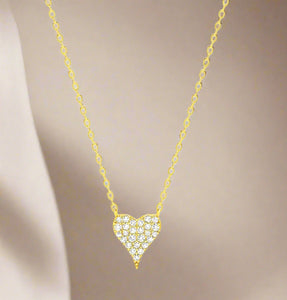 Valerie Dainty Heart Necklace