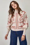 Brenda Ballon Sleeve Floral FATE Sweater