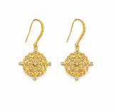Arnia Gold Coin Dangle Earrings