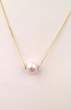 Mallory Single Pearl Necklace