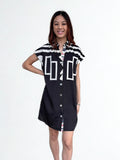 Parker Short Sleeve Print THML Dress