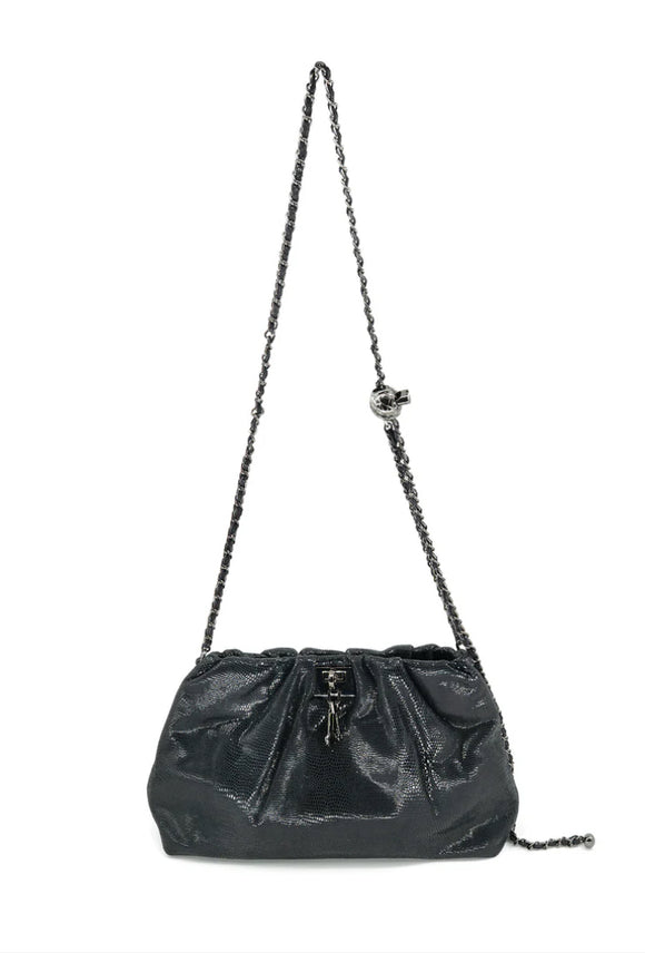 Adair Black Skin Crossbody BC Bag