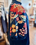 Camila Floral Embroidered Puff Sleeve THML Top