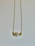 Alexa Single Pearl with Chain Necklace